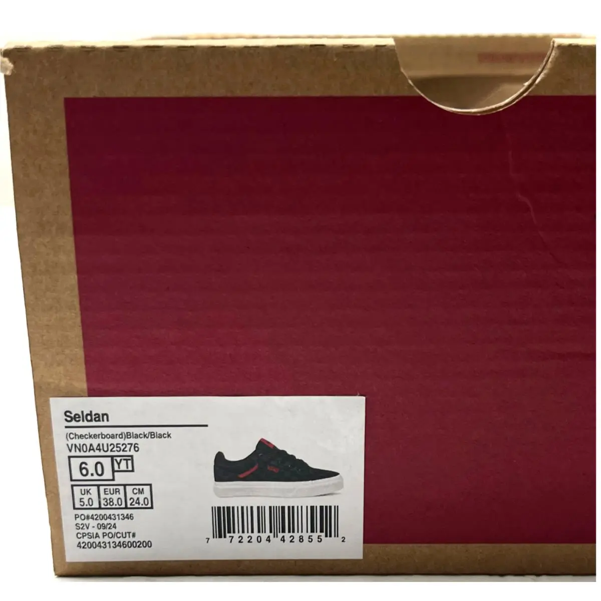Vans shoes - VANS Seldan - Seldan - VN0A4U25276 - Checkerboard Black/Black 10