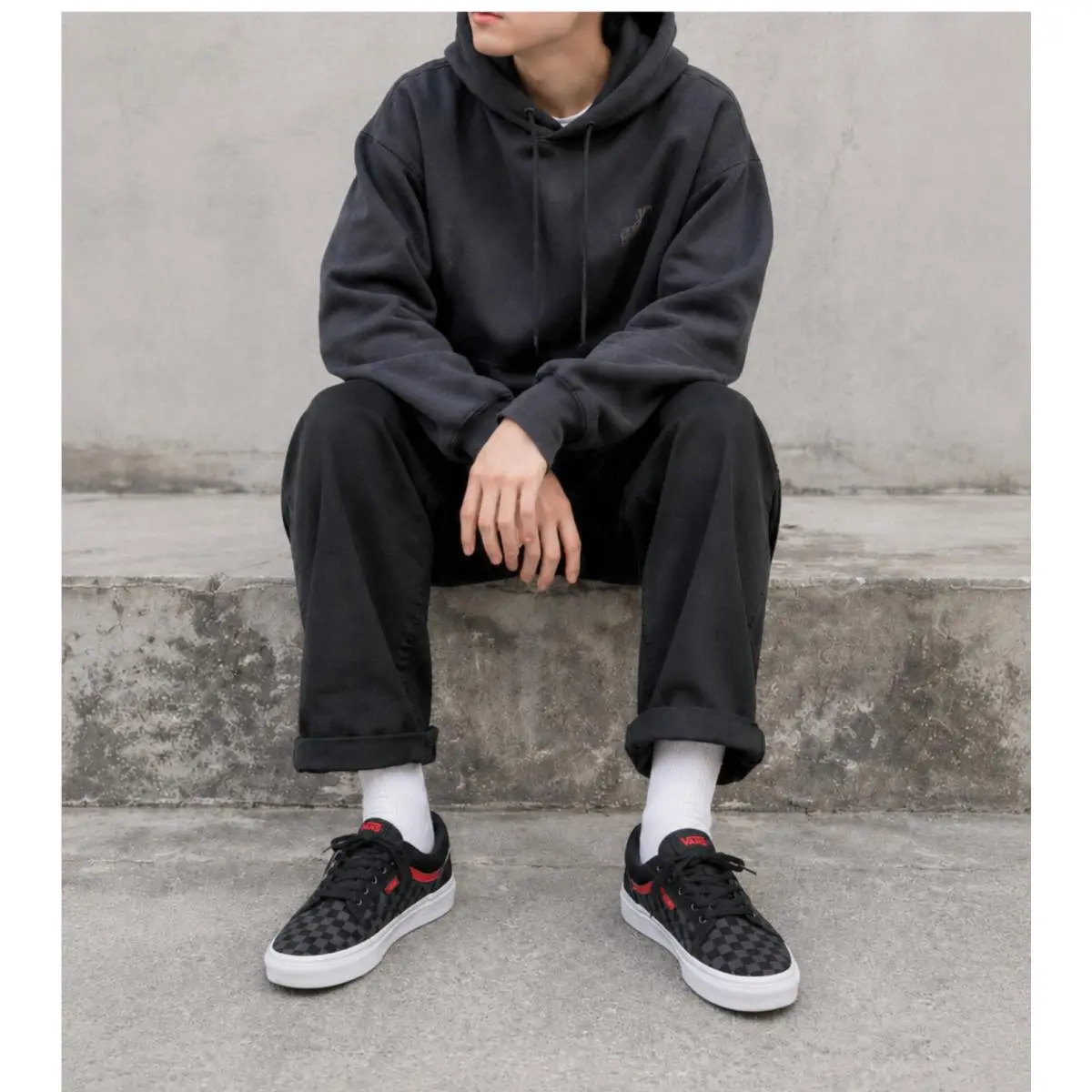 Vans shoes - VANS Seldan - Seldan - VN0A4U25276 - Checkerboard Black/Black 8