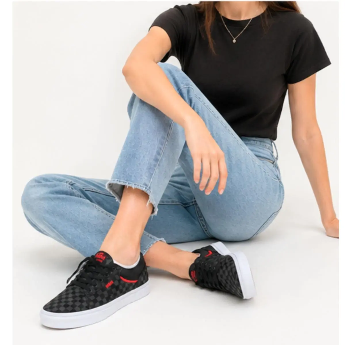 Vans shoes - VANS Seldan - Seldan - VN0A4U25276 - Checkerboard Black/Black 4