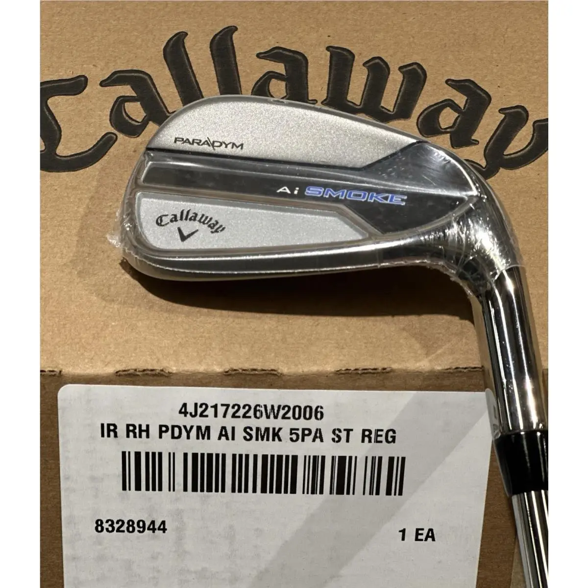 Callaway Paradym AI Smoke Iron Set 5-PW AW Steel Elevate Mph 95 Regular RH