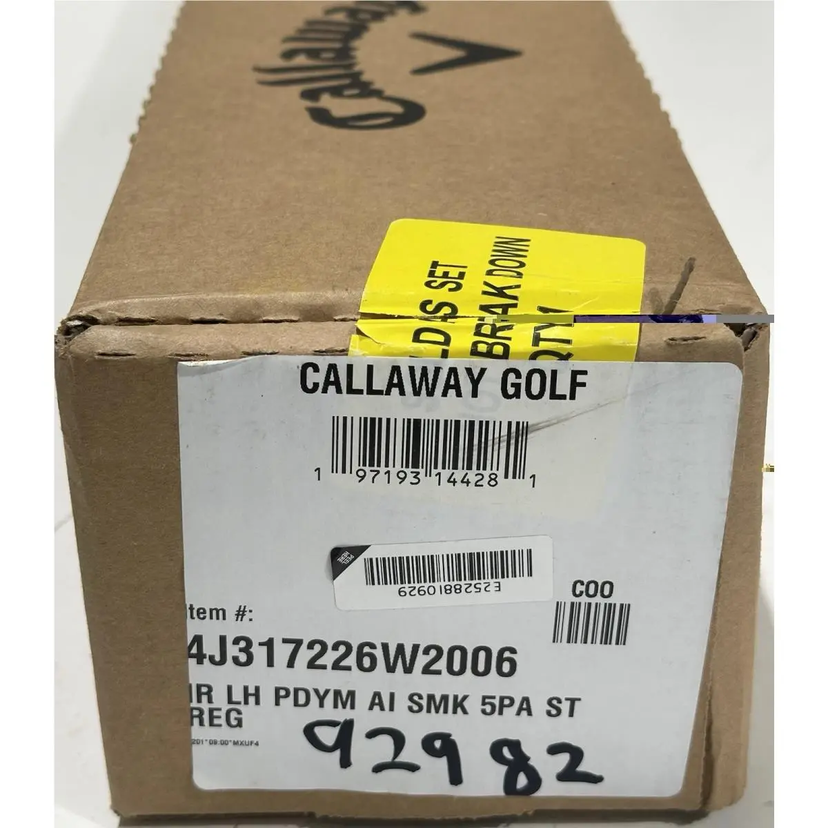 Callaway  - Paradym AI Smoke - Paradym Smoke - Chrome, Lie Angle: Black 9