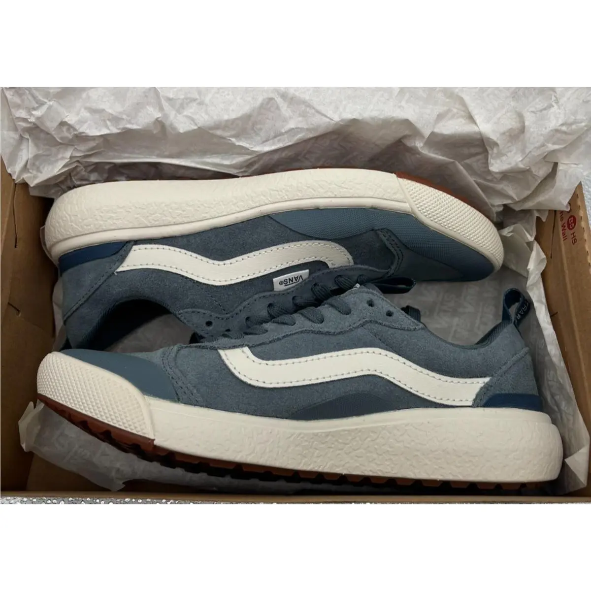 Ultrarange Exo Mens Size 7 / Womens 8.5 Blue / Marshmallow VN0A4UWM7Z2 by Vans