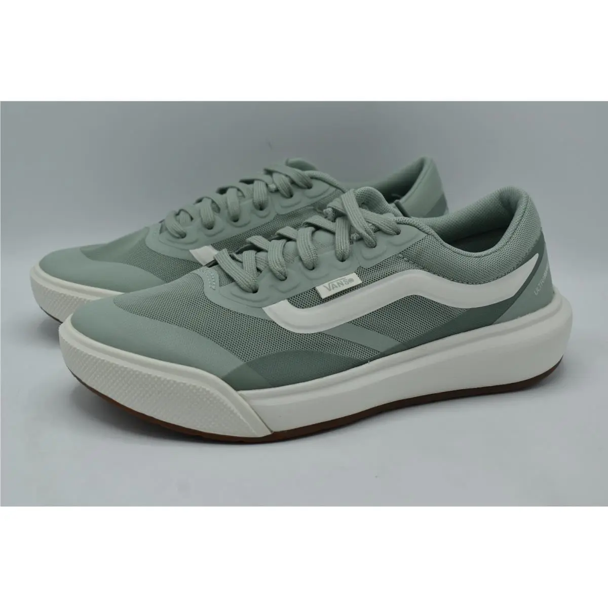 Womens Size 7 Mte Ultrarange 2.0 Rw Grey Olive White Low Top Sneakers Shoes by Vans