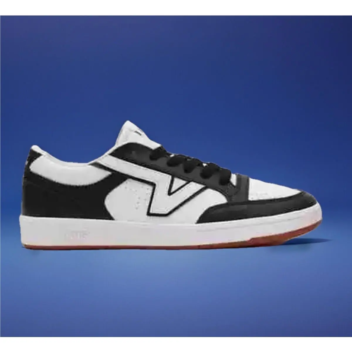 Men`s UA Lowland CC Two-tone Black White Sneakers Size 9 by Vans