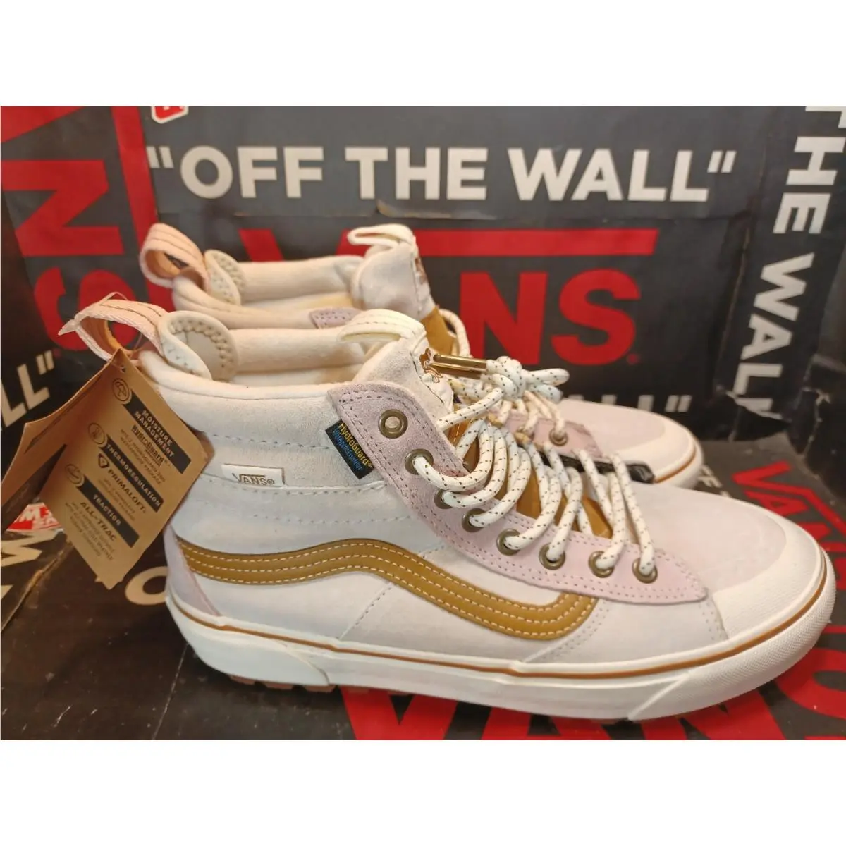 Men`s 8.5/Women`s 10 Sk8 Hi MTE-2 Marshmallow/multi High Top VN0A5HZZBP3 by Vans
