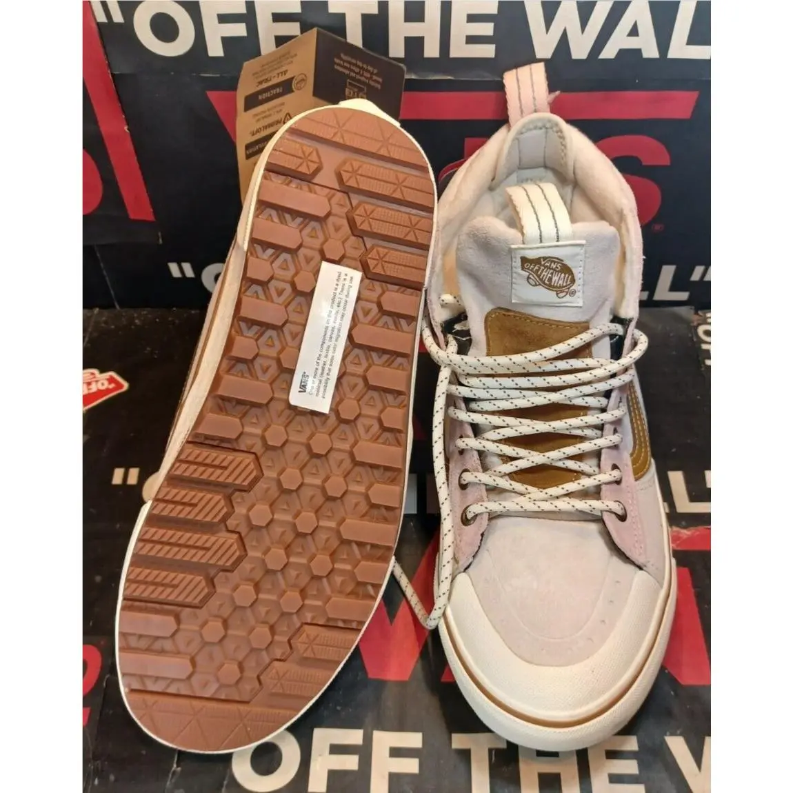 Vans shoes - VANS Sk8-Hi Mte-2 - VN0A5HZZ50K - White/Mauve Pink 2