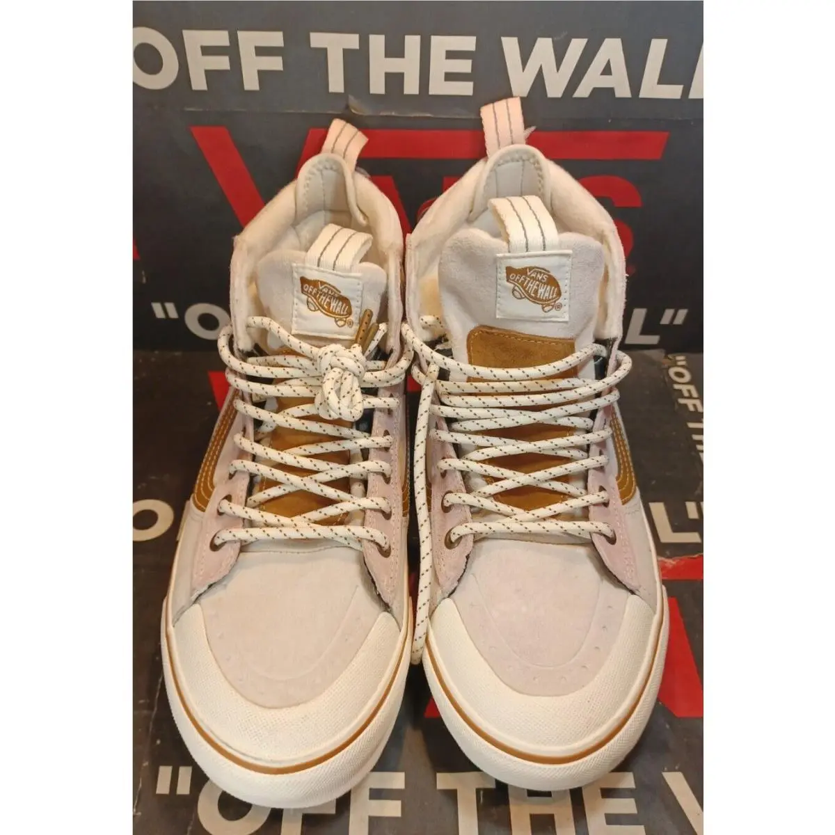 Vans shoes - VANS Sk8-Hi Mte-2 - VN0A5HZZ50K - White/Mauve Pink 4