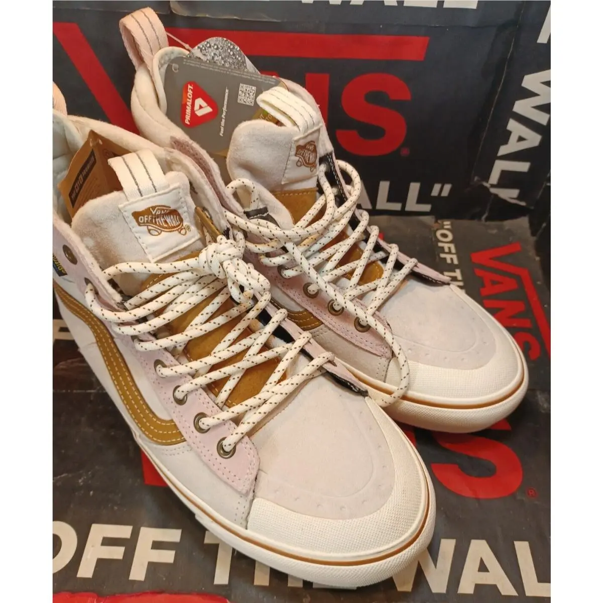 Vans shoes - VANS Sk8-Hi Mte-2 - VN0A5HZZ50K - White/Mauve Pink 5