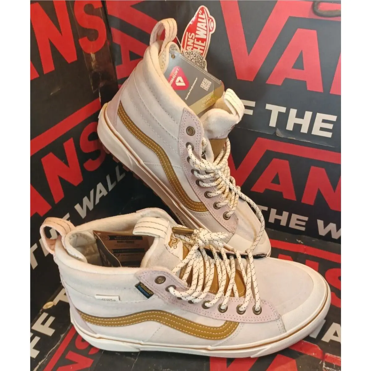 Vans shoes - VANS Sk8-Hi Mte-2 - VN0A5HZZ50K - White/Mauve Pink 6