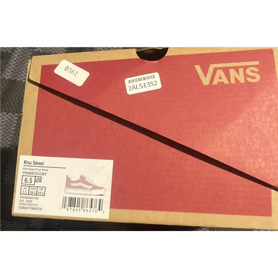 Vans shoes - VANS Knu Skool - Knu Skool - VN000EGCGMY NIB - Pink (UPC: 0197805865764) 4