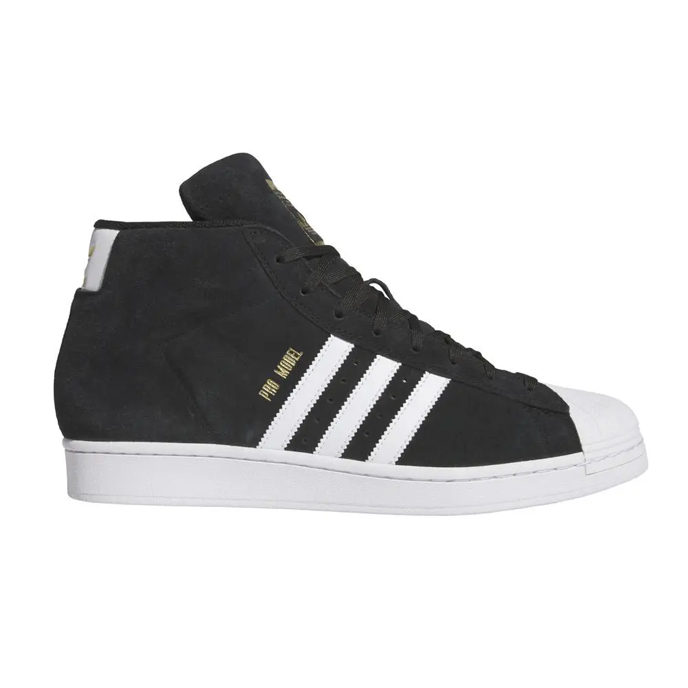 Adidas Pro Model Mid Trainers Mens Black Sneakers Athletic Shoes JH8146