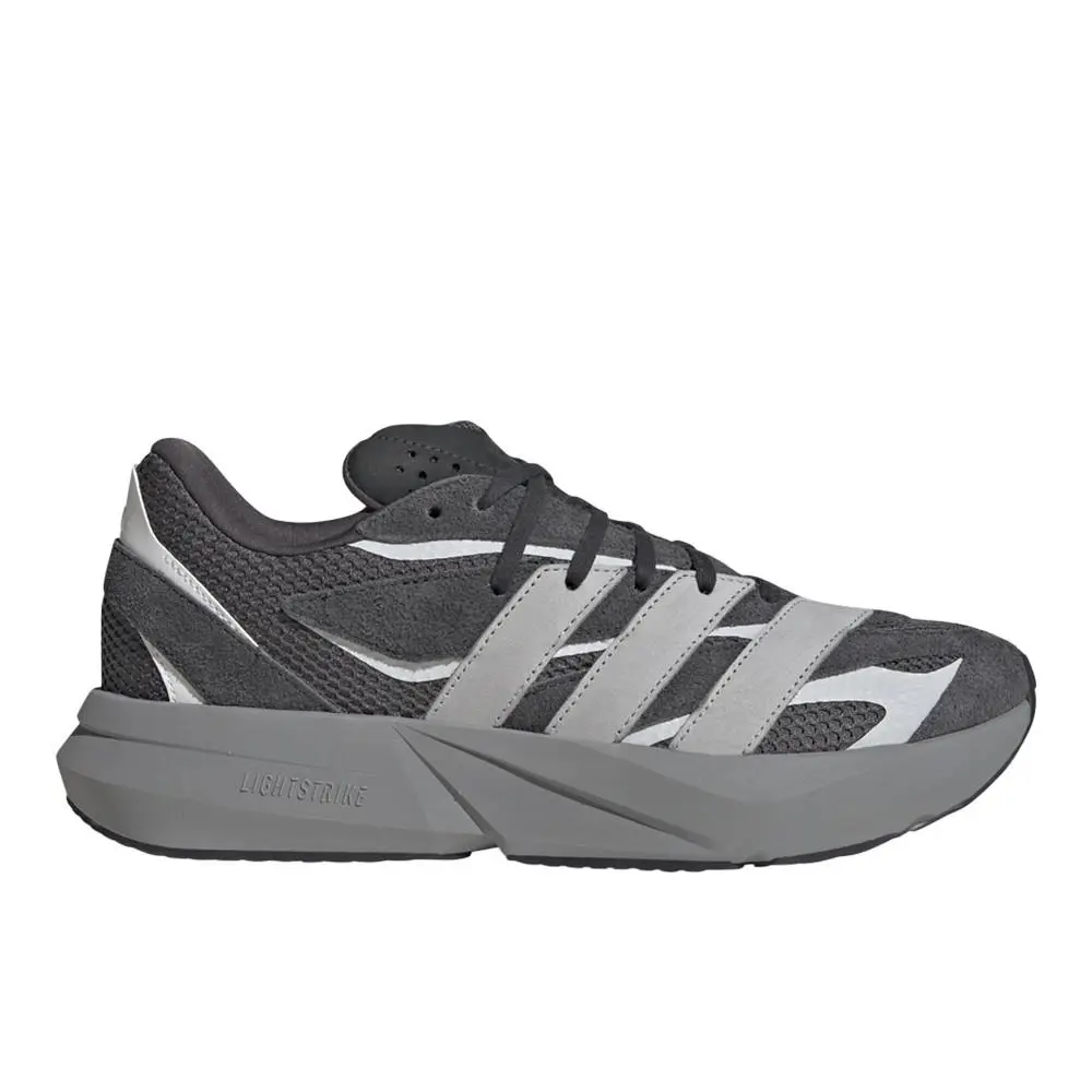 Adidas Lightblaze Mens Black Grey Sneakers Casual Shoes JQ9972-A - Black, Grey