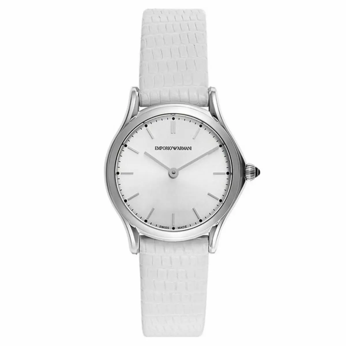 ARS-7004 Quartz Silver Dial Stainless Leather Strap Women`s by Emporio Armani