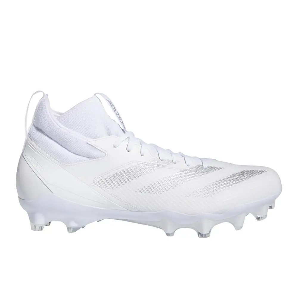 Adidas Adizero Impact American Football Cleats Mens White Sneakers Athletic Shoe