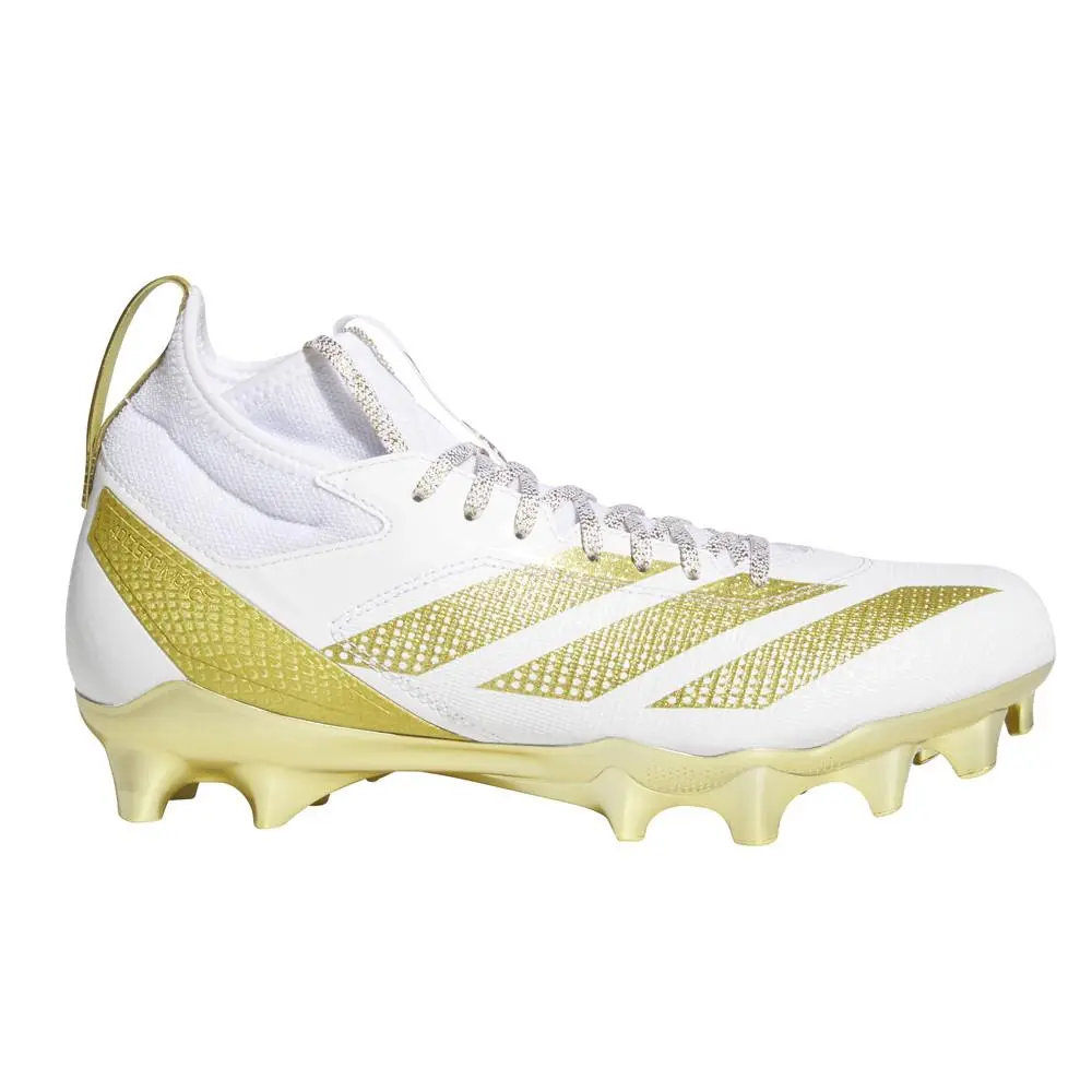 Adidas shoes - adidas Adizero Impact Exotic Speed Football Cleats - IH0886 - Gold, White 5