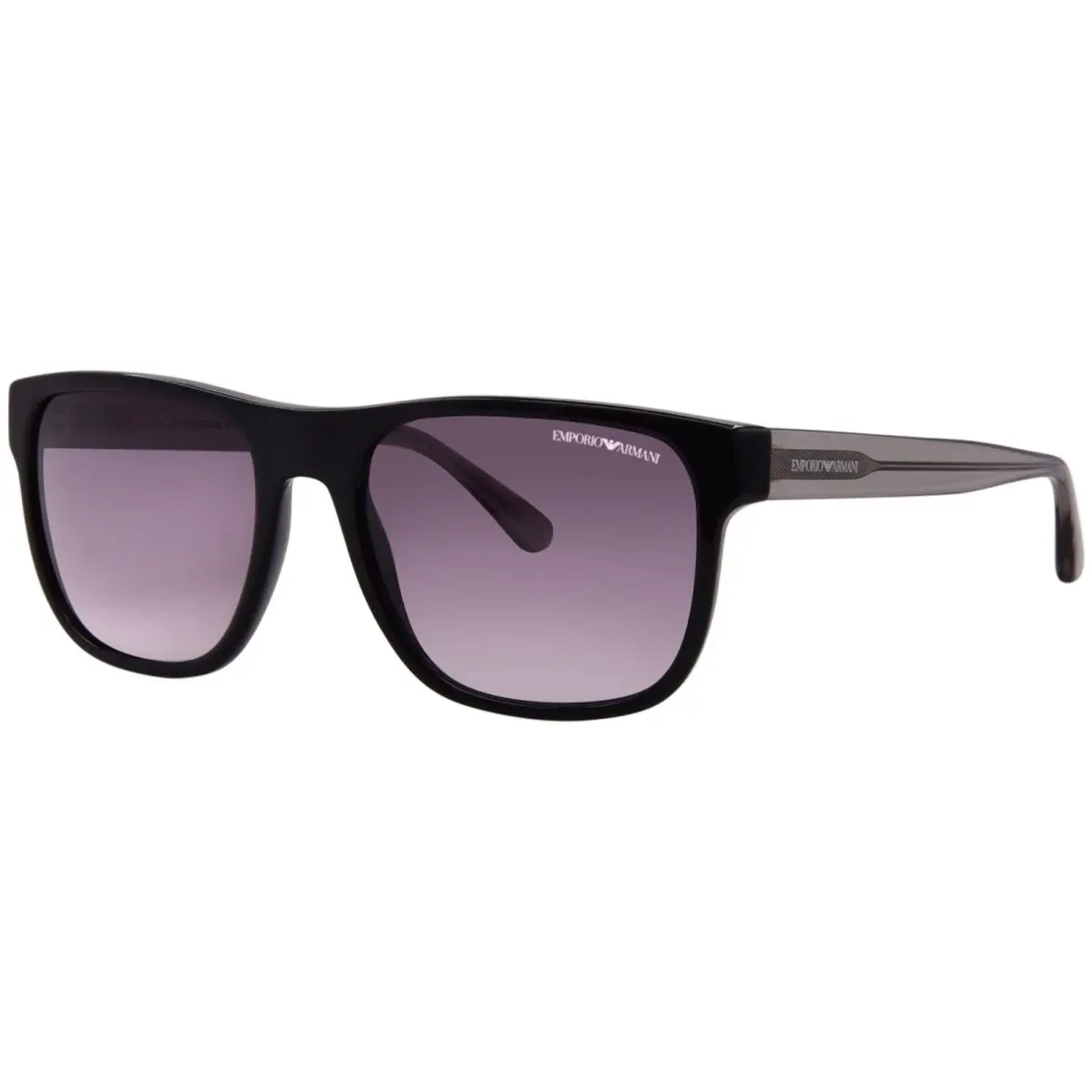 EA4163 58758G Sunglasses Men`s Black/grey Gradient 56mm by Emporio Armani