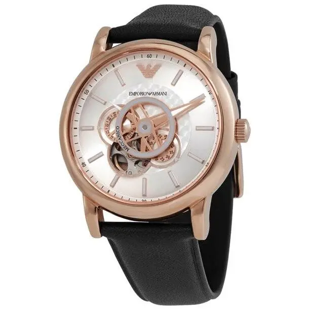 Luigi Self-winding Silver Dial Men`s Watch AR60013 by Emporio Armani