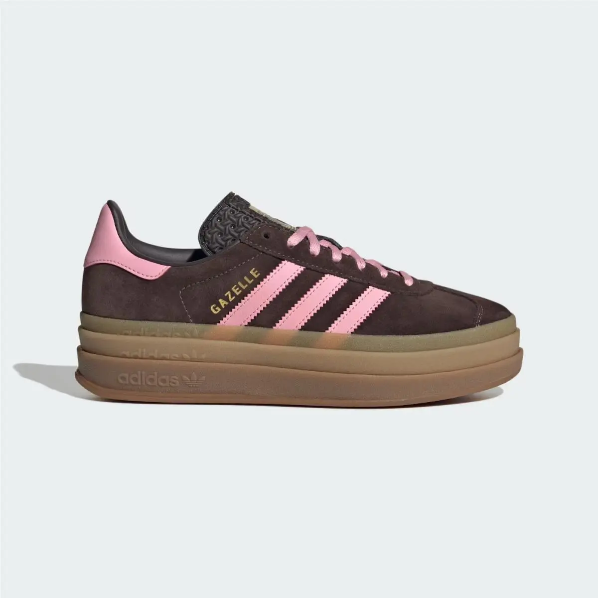 Adidas Women`s Gazelle Bold `aurora Coffee Light Pink` Shoes IH6786