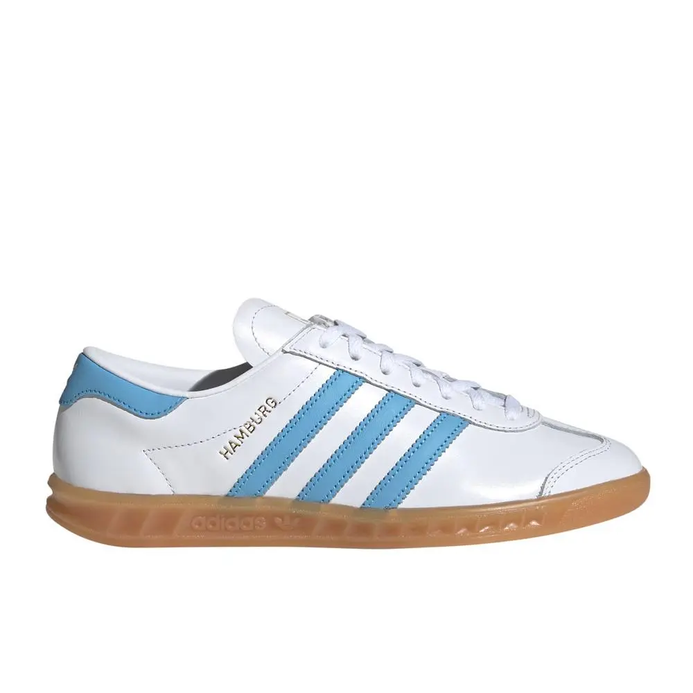 Hamburg Womens White Sneakers Casual Shoes JI2625 by Adidas