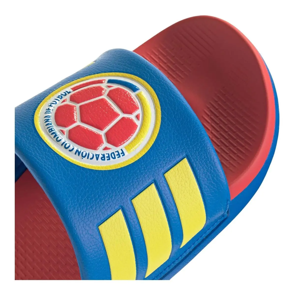 Adidas shoes - ADIDAS Adilette Comfort 2.0 - Adilette Comfort - HQ7421 JS4974 JS4975 - Glory Blue/Semi Lucid Red/Impact Yellow 4