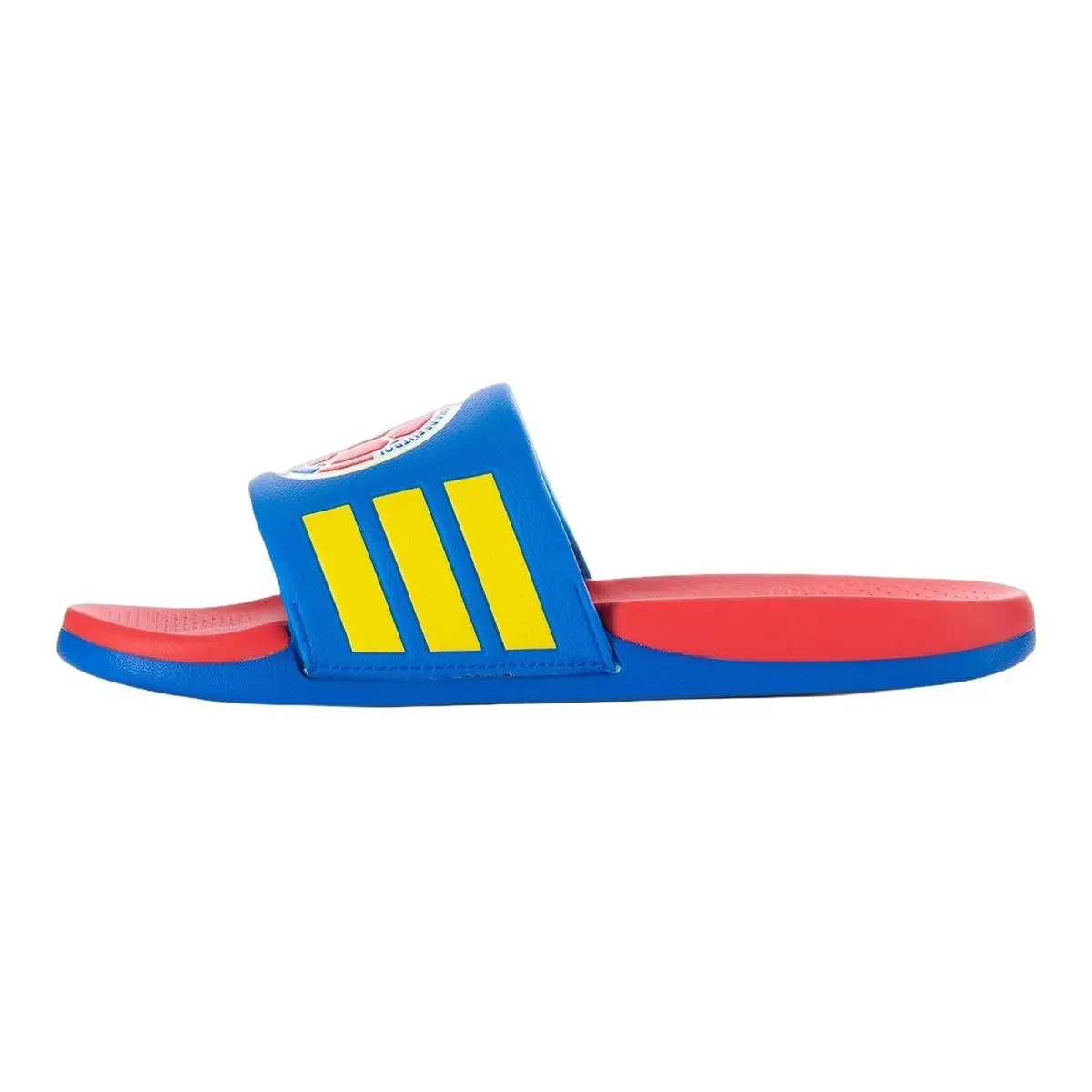 Adidas shoes - ADIDAS Adilette Comfort 2.0 - Adilette Comfort - HQ7421 JS4974 JS4975 - Glory Blue/Semi Lucid Red/Impact Yellow 9