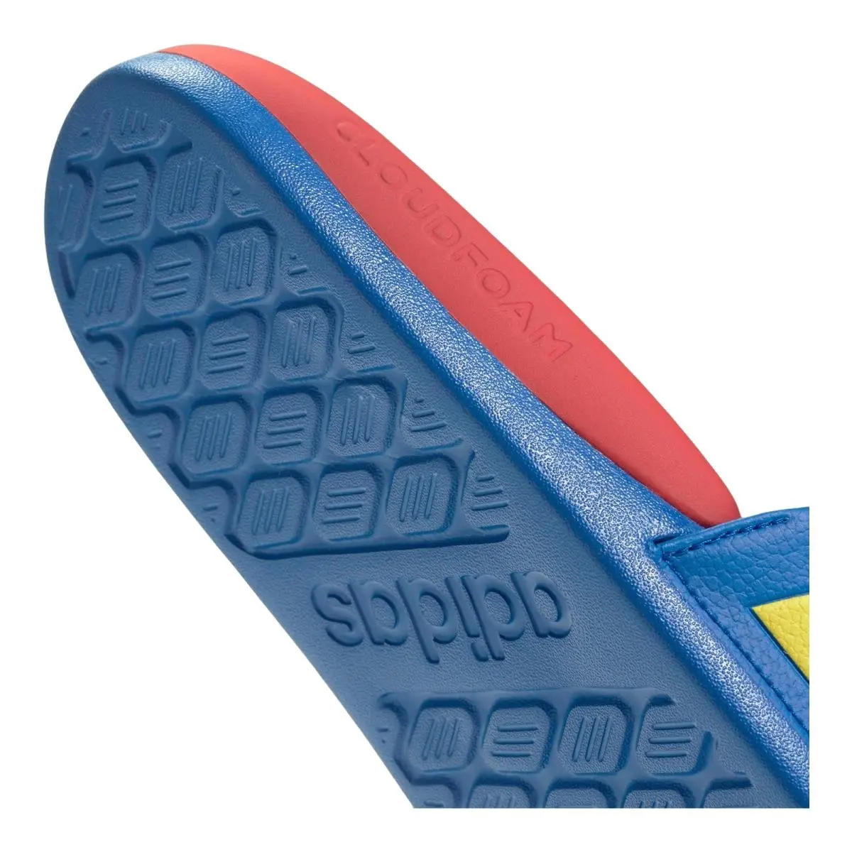 Adidas shoes - ADIDAS Adilette Comfort 2.0 - Adilette Comfort - HQ7421 JS4974 JS4975 - Glory Blue/Semi Lucid Red/Impact Yellow 12