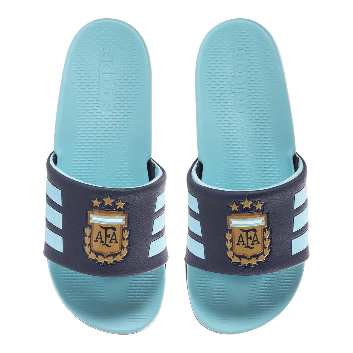Adidas shoes - ADIDAS Adilette Comfort 2.0 - Adilette Comfort - HQ7421 JS4974 JS4975 - Glory Blue/Semi Lucid Red/Impact Yellow 15
