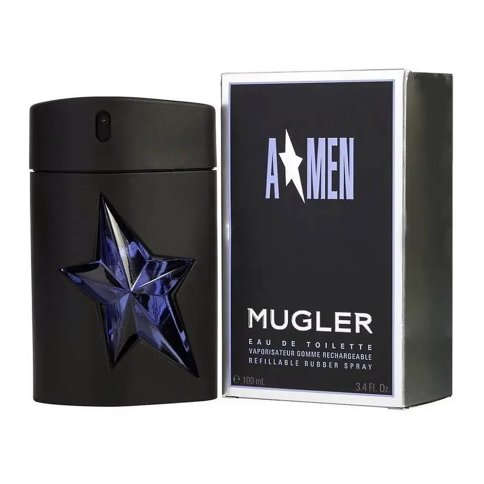 Mugler Amen Eau de Toilette 3.4 oz / 100 ml Refillable Rubber Spray For Men