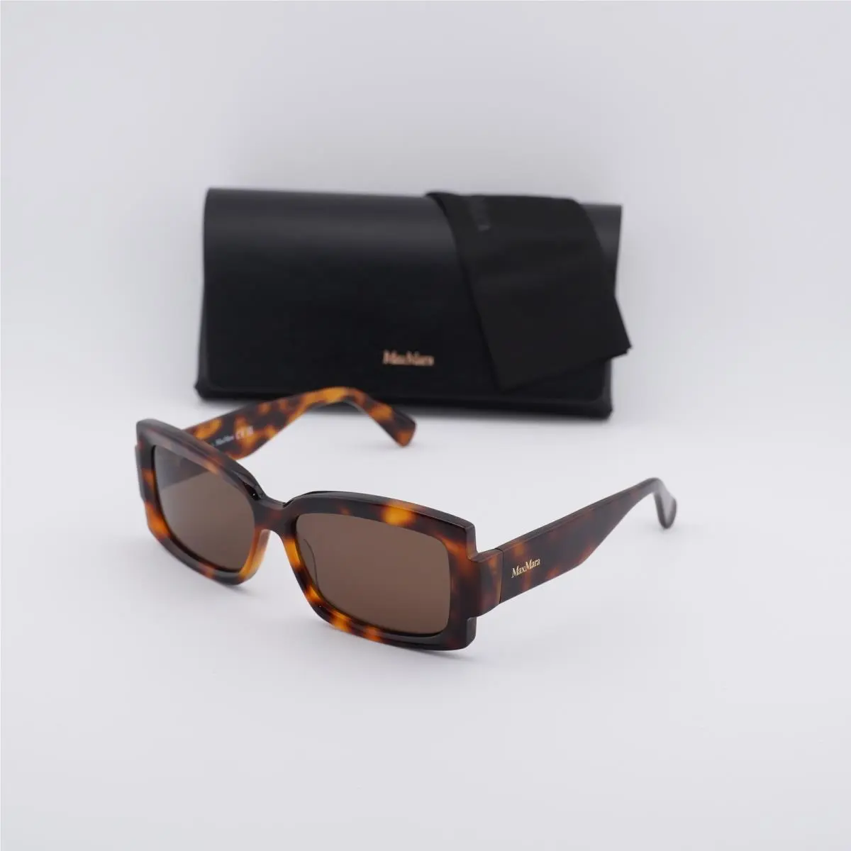 Max Mara MM0140 52E Dark Havana/brown 57-14-135 Sunglasses