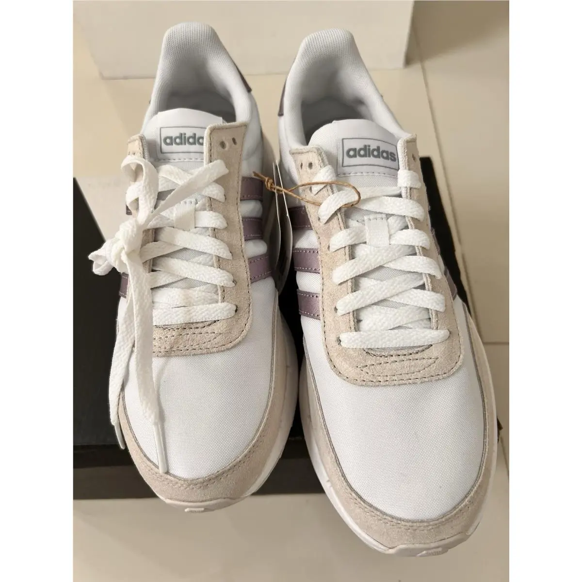 Adidas shoes - adidas Run 60S - Run - GX1713 - Cloud White / Matt Purple Met. / Dash Grey 4