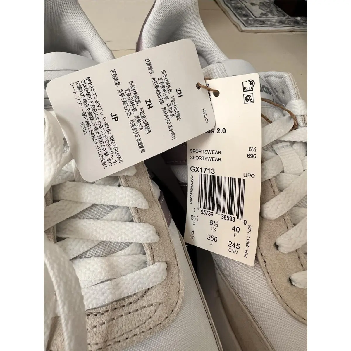 Adidas shoes - adidas Run 60S - Run - GX1713 - Cloud White / Matt Purple Met. / Dash Grey 5