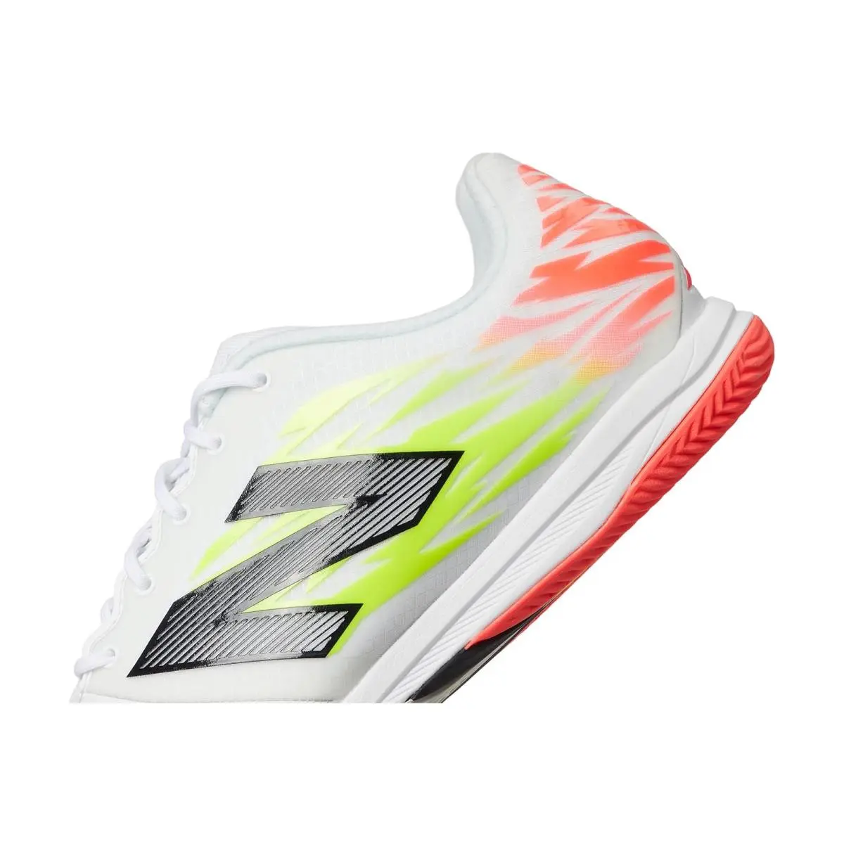 New Balance shoes - White/Energy Red/Hi-Lite 4