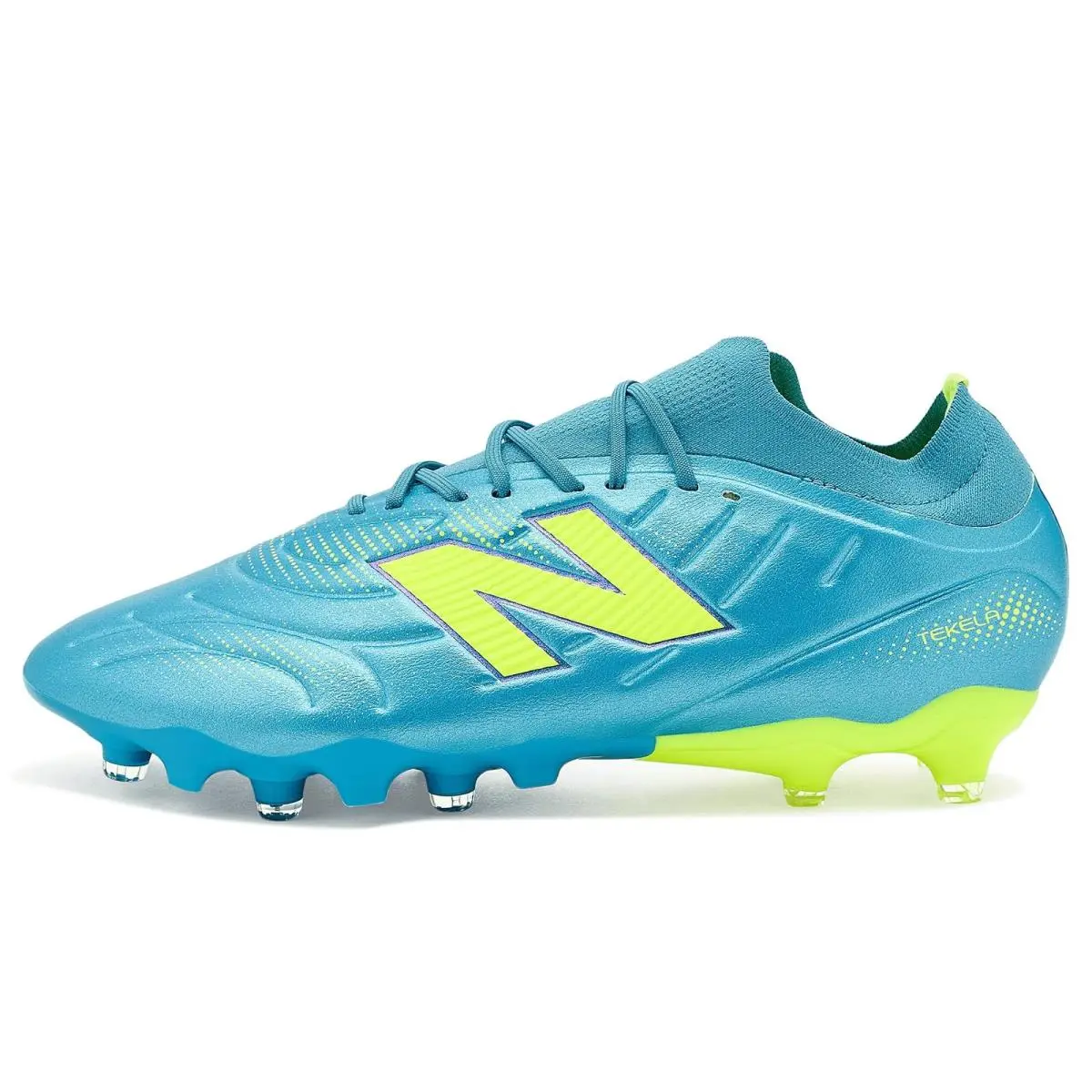 New Balance shoes - Metallic Blue/Alkaline Green 9