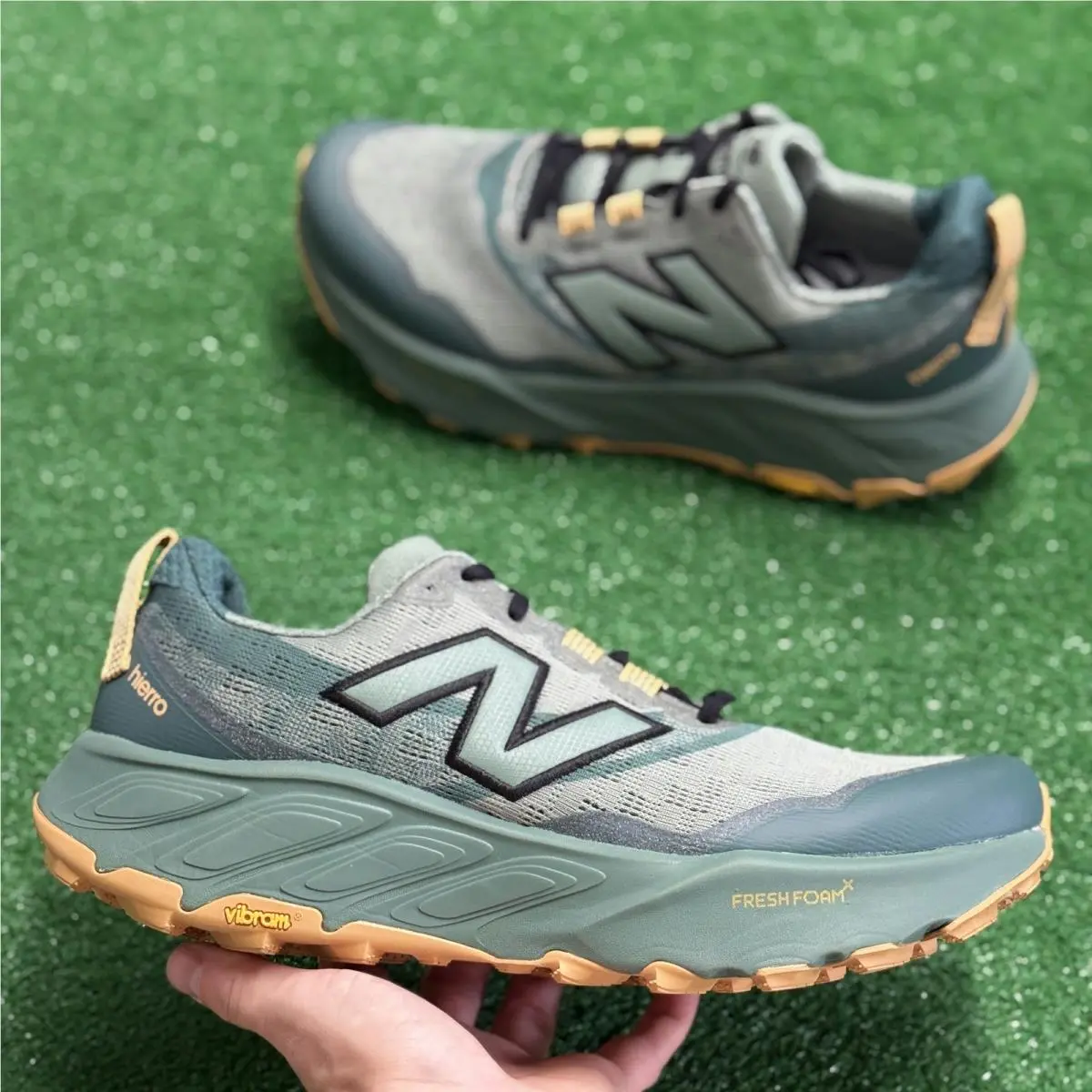 New Balance shoes - Fresh Foam X Hierro v9 Dark Juniper - MTHIERO9 - Green 5