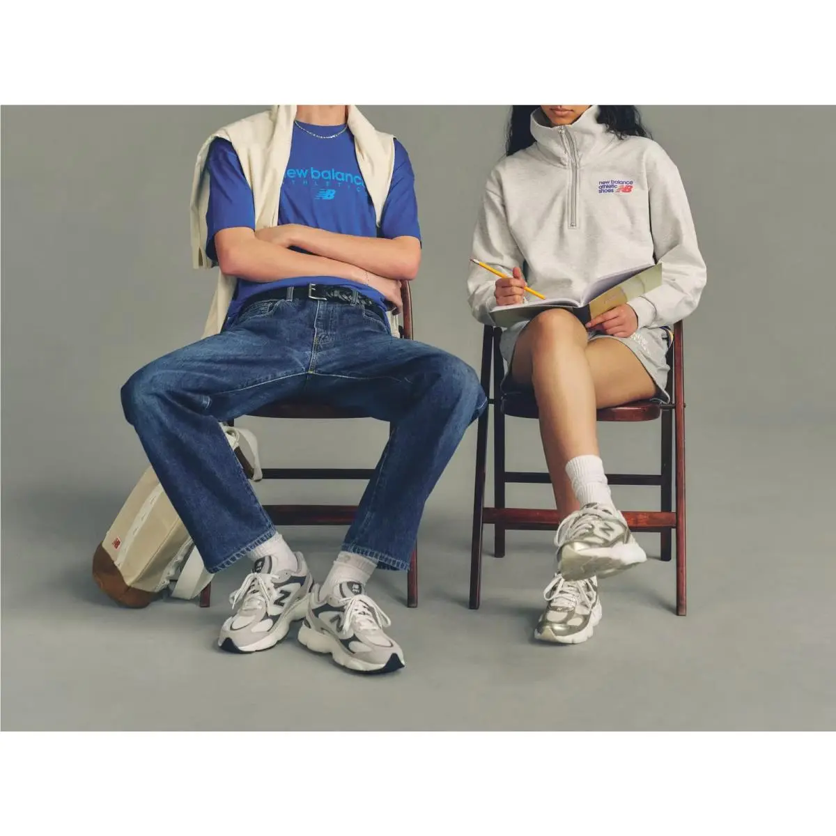 New Balance shoes - White/Grey 6