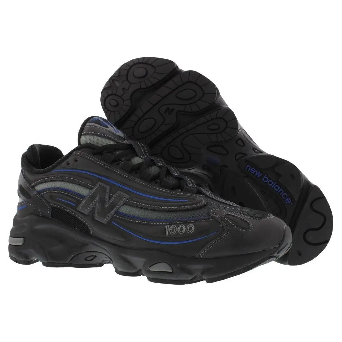 New Balance shoes - Black/Blue, Main: Black 3
