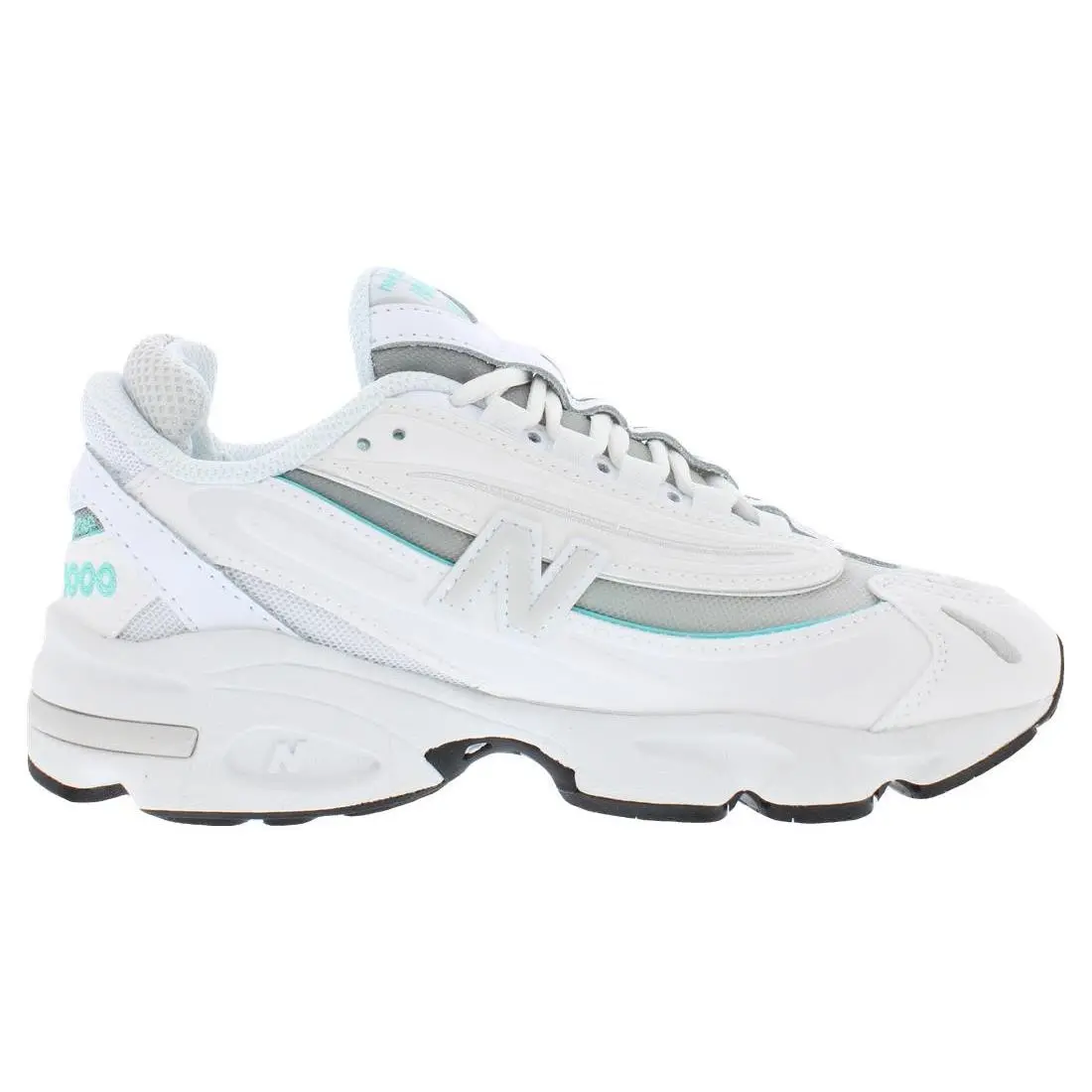 New Balance shoes - White/Green, Main: White 6