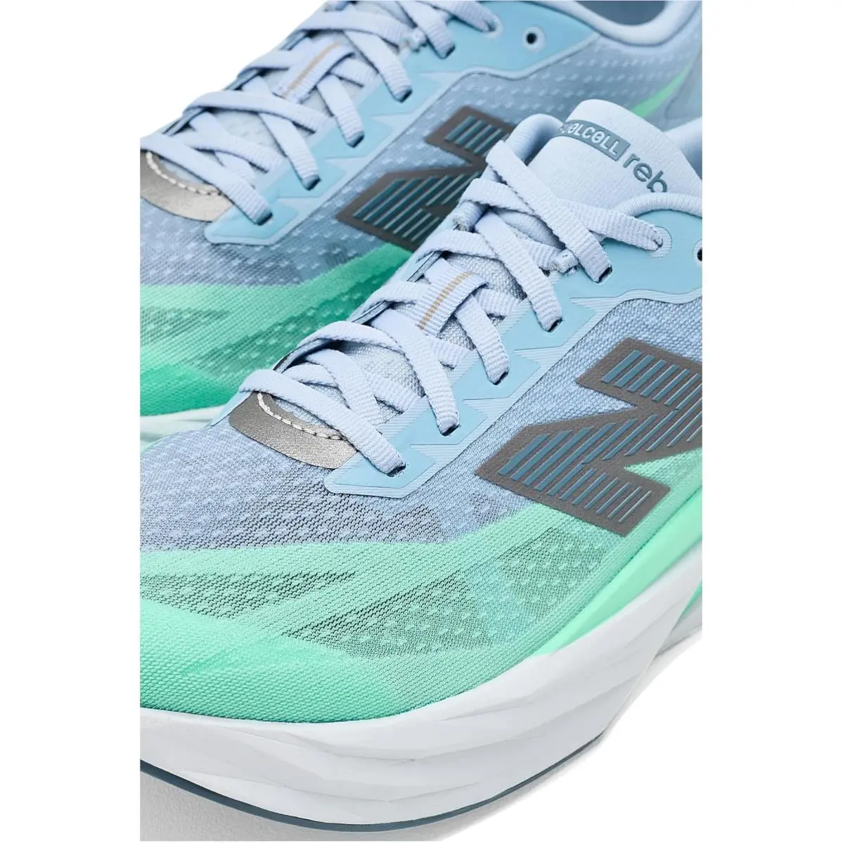 New Balance shoes - Light Arctic Grey/Bright Mint 11