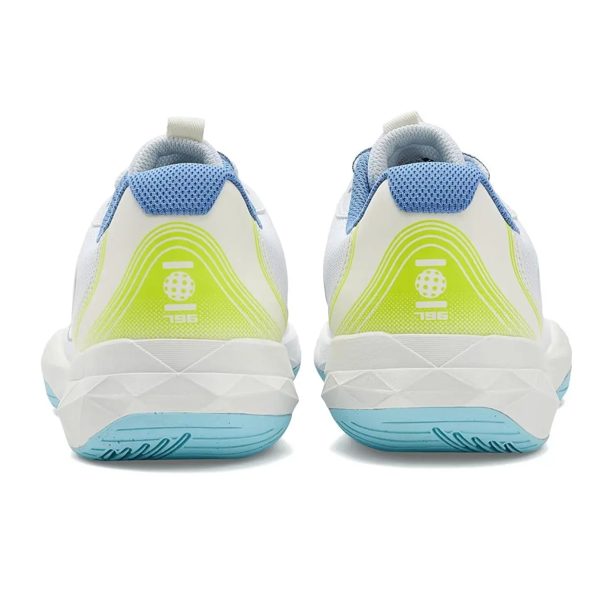 New Balance shoes - NB White/Alkaline Green 5