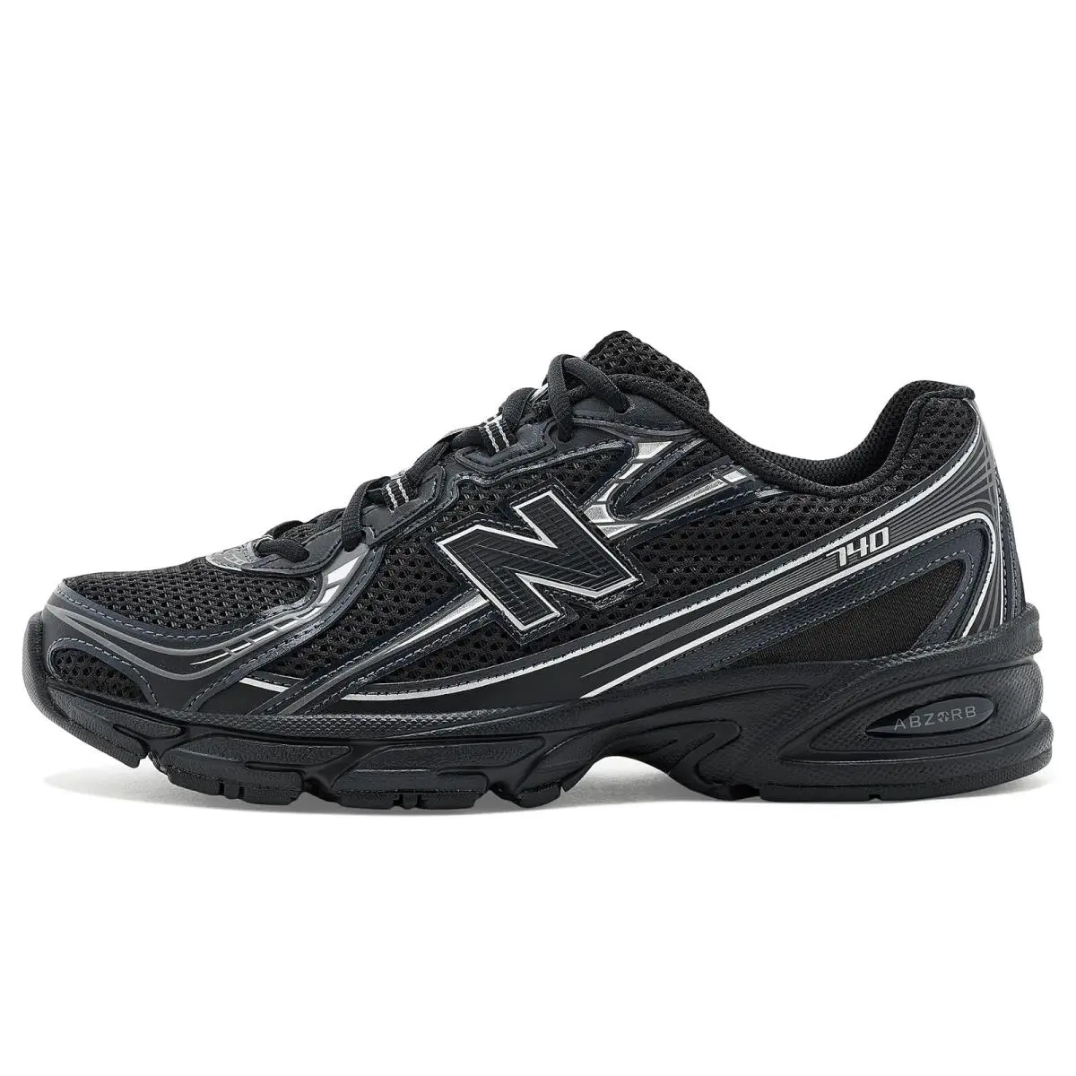 New Balance shoes - Black/Silver Metallic 9