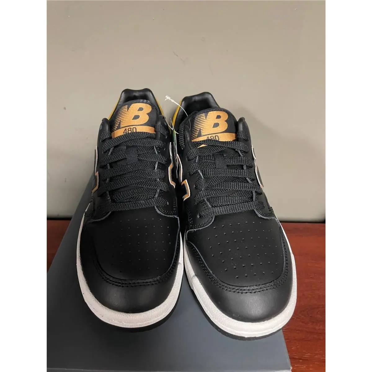 New Balance shoes - New Balance 480 - Black/Tan 3