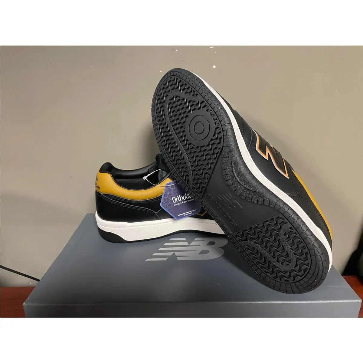 New Balance shoes - New Balance 480 - Black/Tan 4