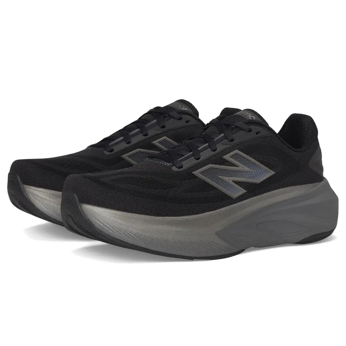 New Balance shoes - Black/Castlerock/Black Metallic 6