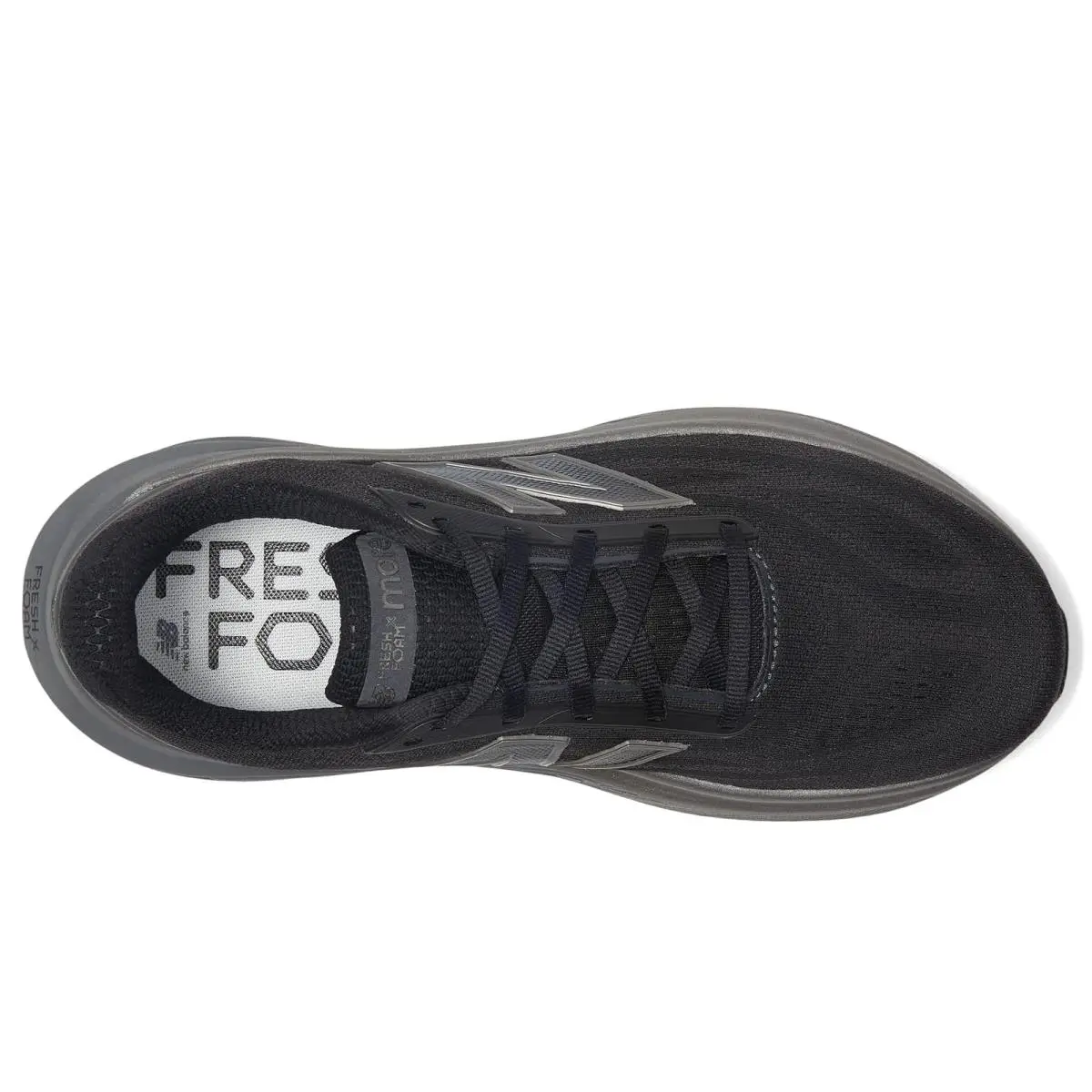 New Balance shoes - Black/Castlerock/Black Metallic 7