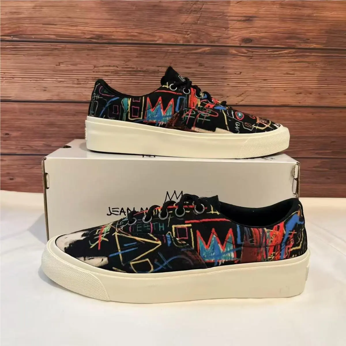 Converssse-jean-michel Basquiat x Skid Grip `kings of Egypt Ii` Shoes 172584C by Converse