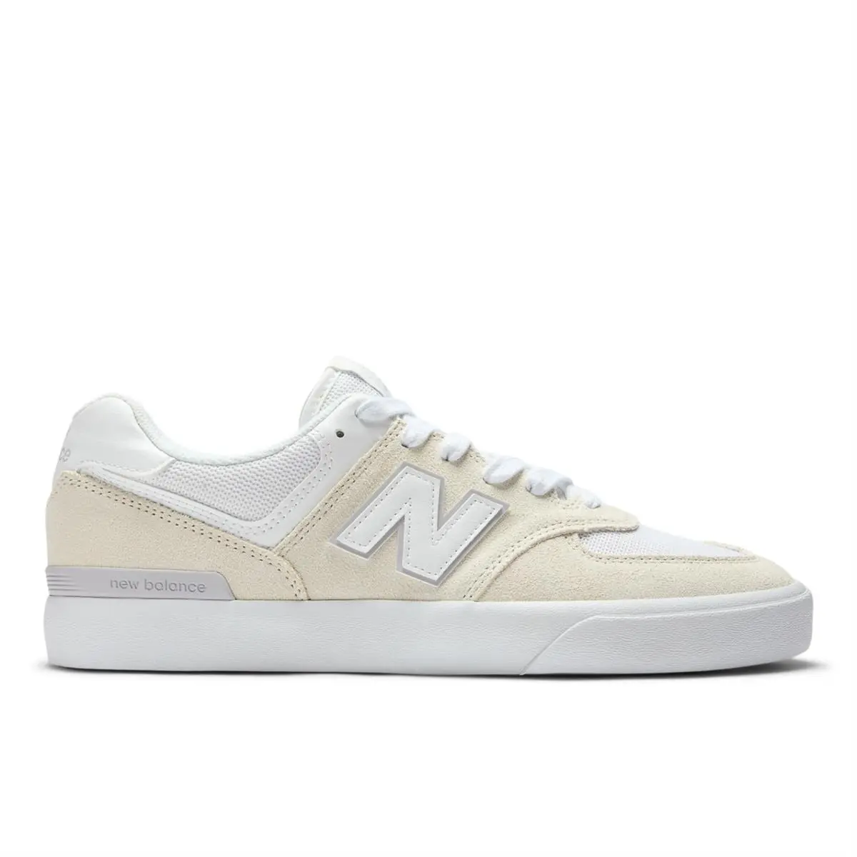 New Balance Numeric Men`s 574 Vulc White White Shoes