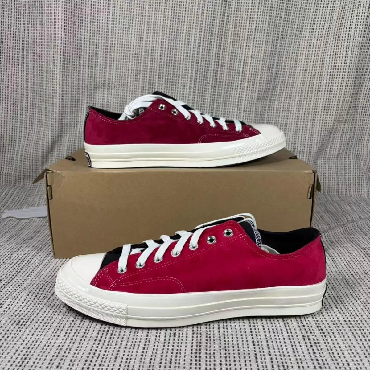 Converrrse x Beyond Retro Chuck 70 Low `color Block - Velvet Shoes A03267C by Converse