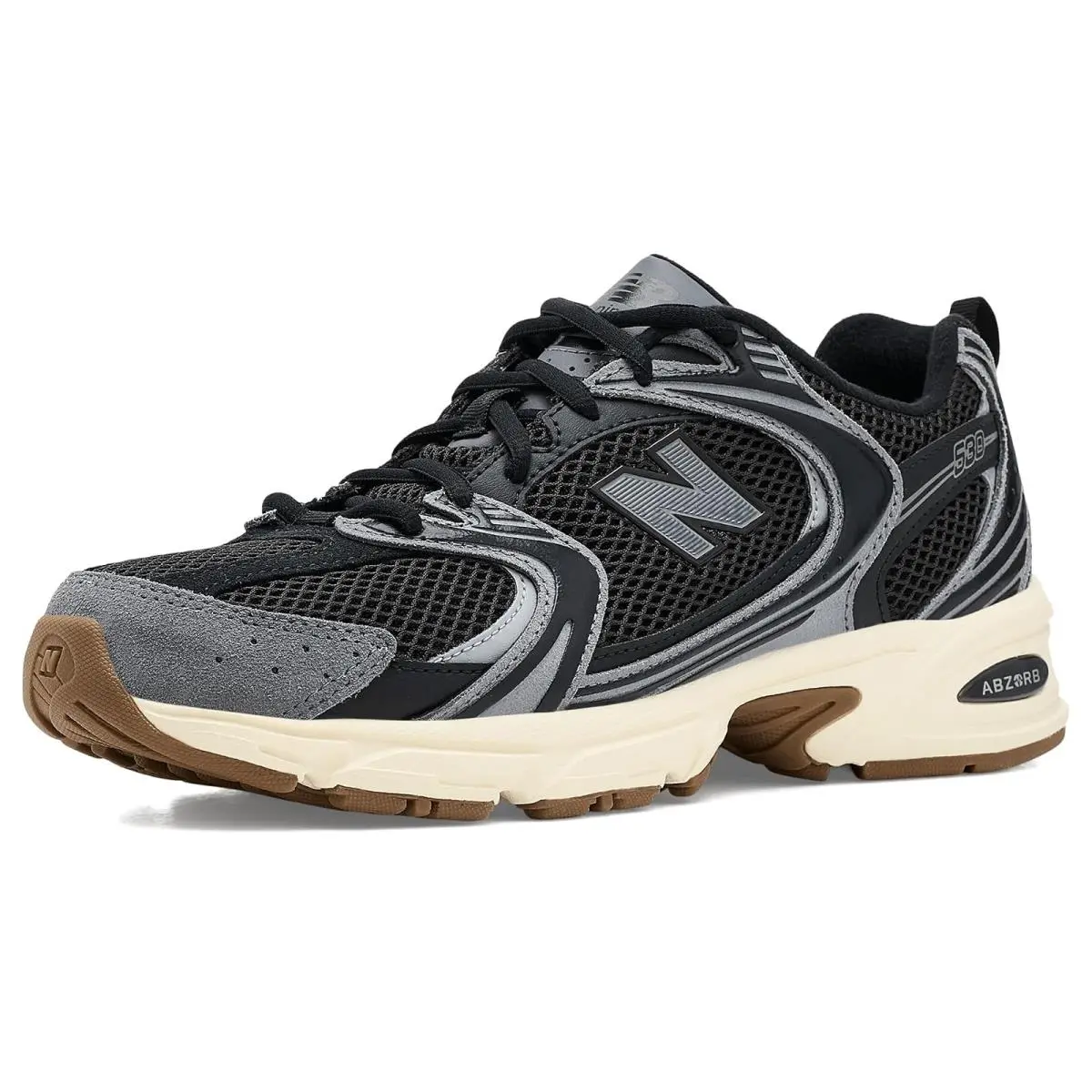 New Balance shoes - Black/Castlerock 6
