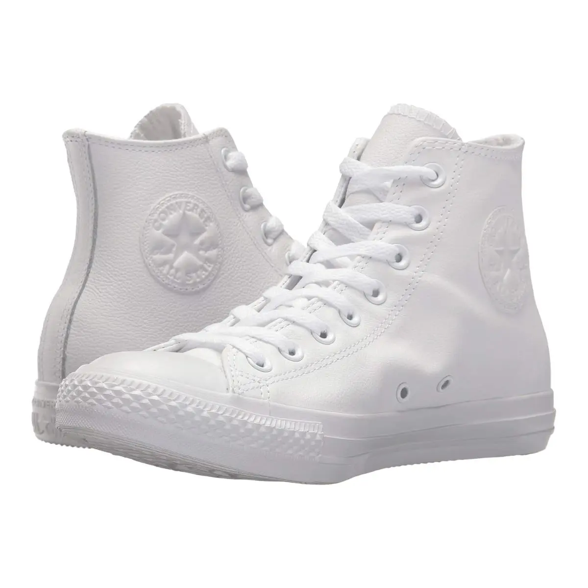 Unisex Sneakers Athletic Shoes  Chuck Taylor All Star Leather White Monochrome by Converse