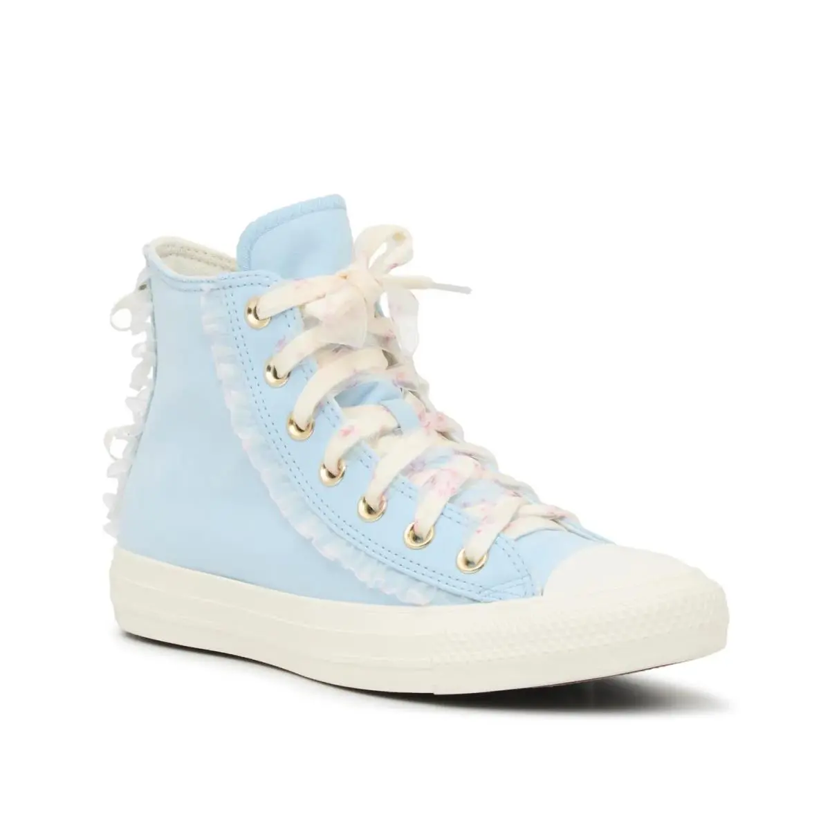 Woman`s Fashion Sneakers  Chuck Taylor All Star Fancy Floral High Light Blue by Converse